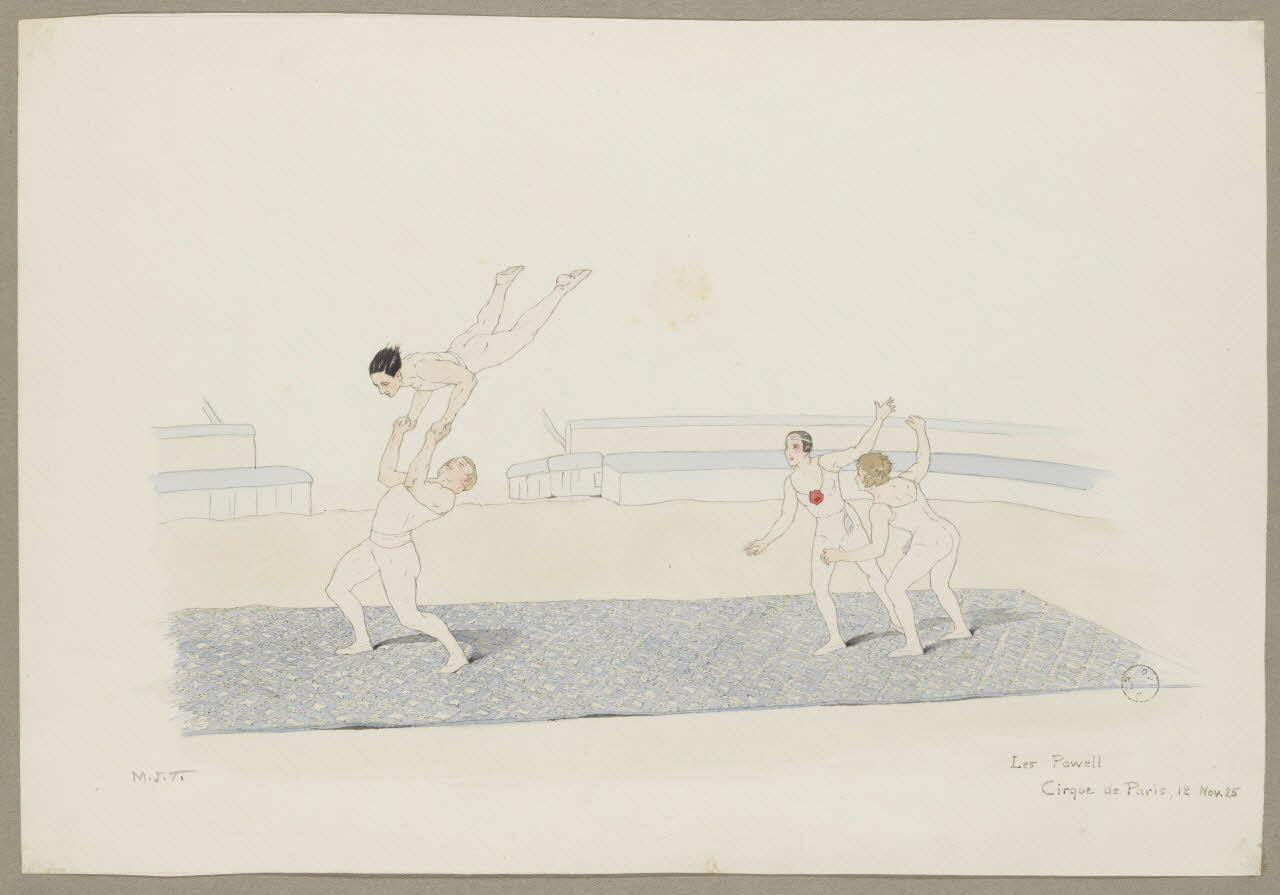 Marthe Vesque ; Juliette Vesque album Numéro de cirque : Les Powell 1925 1968.102.201 Photo RMN-Grand Palais (Mucem)