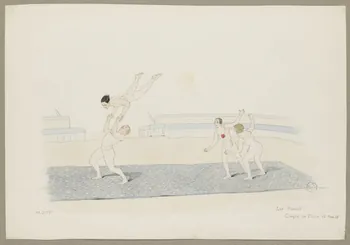 Marthe Vesque ; Juliette Vesque album Numéro de cirque : Les Powell 1925 1968.102.201 Photo RMN-Grand Palais (Mucem)