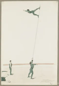 Marthe Vesque ; Juliette Vesque album Numéro de cirque : Les Carlos 1916 1968.102.208 Photo RMN-Grand Palais (Mucem)