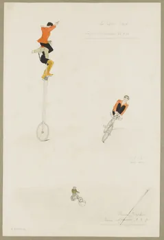 Marthe Vesque ; Juliette Vesque album Numéros de cirque : Les Tsom-West, Prince Joseph 1911 1968.102.211 Photo RMN-Grand Palais (Mucem)