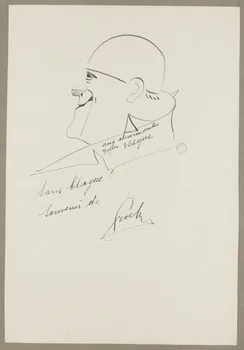 album Autoportrait de Grock 1968.102.63 Photo RMN-Grand Palais (Mucem)