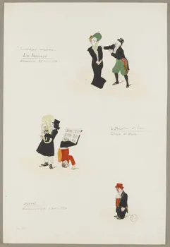 Marthe Vesque ; Juliette Vesque album Trois numéros de cirque : les Permané, L. Moustier et Coco, Marval 1910 1968.102.78 Photo RMN-Grand Palais (Mucem)