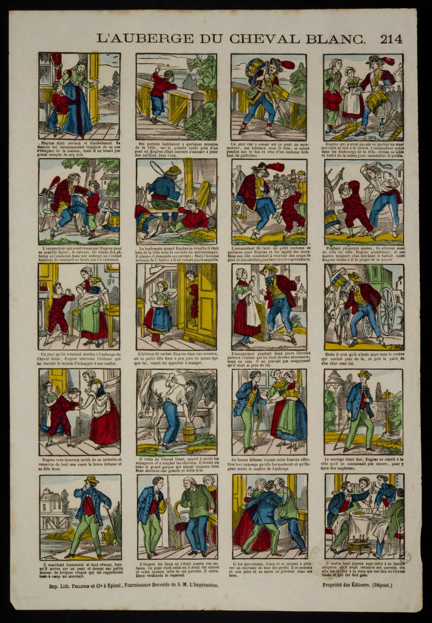 estampe L'AUBERGE DU CHEVAL BLANC. 1953.86.3808 Photo