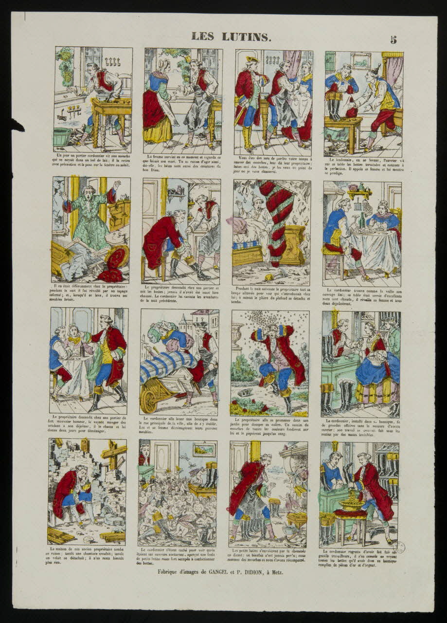 Gangel et Didion estampe LES LUTINS. Metz 1858-1868 1953.86.3864 Photo