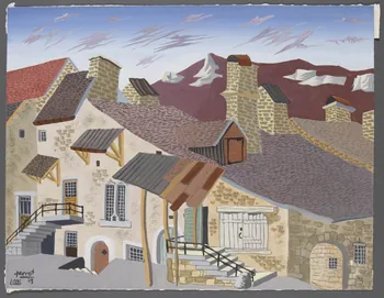 René Perrot dessin LODS Franche-Comté, France 1943 1943.4.87 Photo RMN-Grand Palais (Mucem)