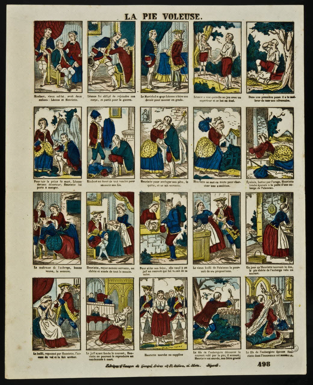 estampe LA PIE VOLEUSE. 1953.86.4013 Photo