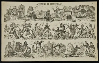 estampe AVENTURE DE CROUSTILLAC. 1953.86.4024 Photo