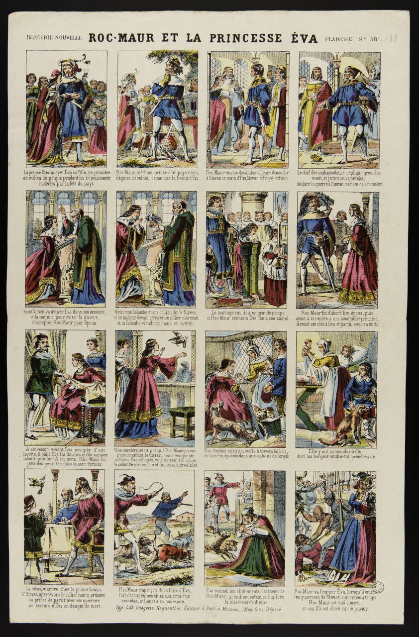 estampe ROC-MAUR ET LA PRINCESSE EVA 1953.86.4043 Photo