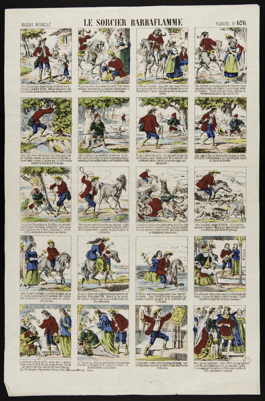 estampe LE SORCIER BARBAFLAMME 1953.86.4049 Photo