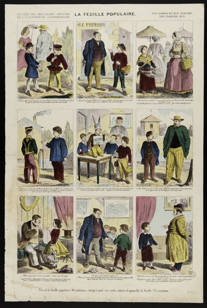 estampe LA FEUILLE POPULAIRE. 1953.86.4050 Photo