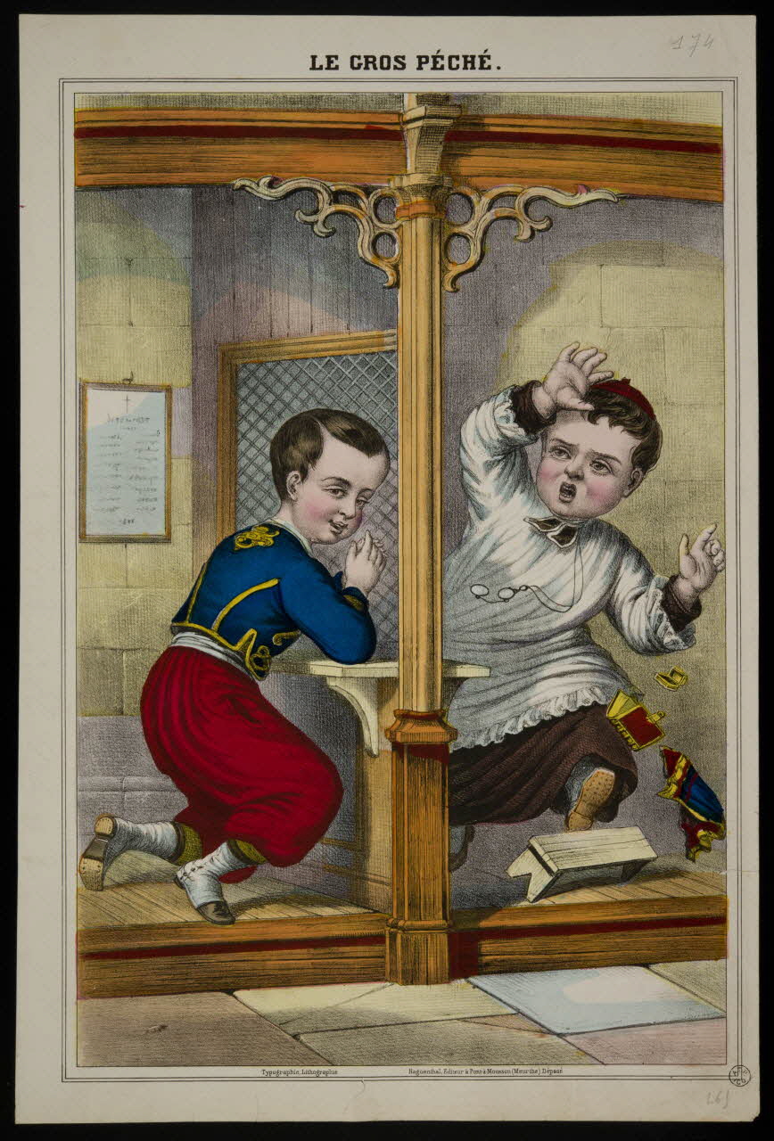 estampe LE GROS PECHE. 1953.86.4058 Photo