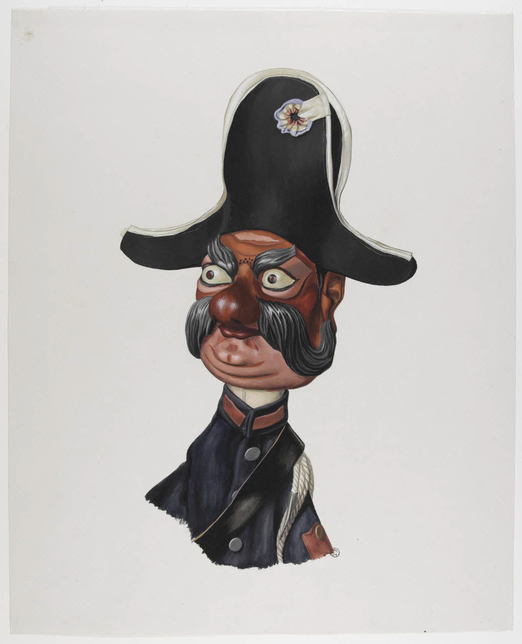 Pierre Dourdaine dessin Brigadier Ravioli  grandeur nature 1944 1944.9.7 Photo RMN-Grand Palais (Mucem)