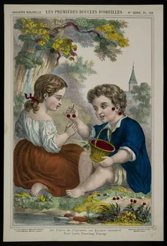 estampe LES PREMIERES BOUCLES D'OREILLES 1953.86.4065 Photo