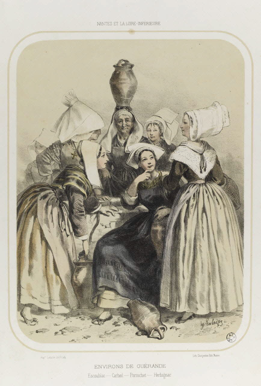 Lalaisse François Hippolyte ; Henri Désiré Charpentier estampe ENVIRONS DE GUERANDE Nantes 1850-1851 1938.11.102 Photo RMN-Grand Palais (Mucem)