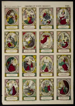 estampe EMBLEMES ET SUJETS RELIGIEUX 1953.86.409 Photo