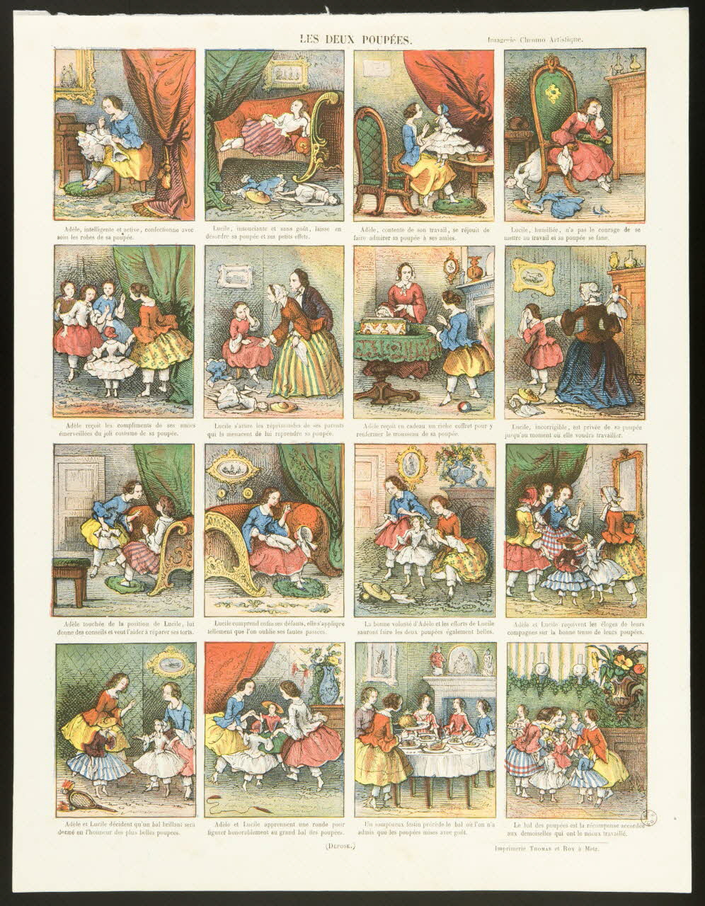 estampe LES DEUX POUPEES. 1953.86.4101 Photo