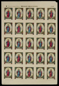 estampe MEDAILLES MIRACULEUSES. 1953.86.415 Photo