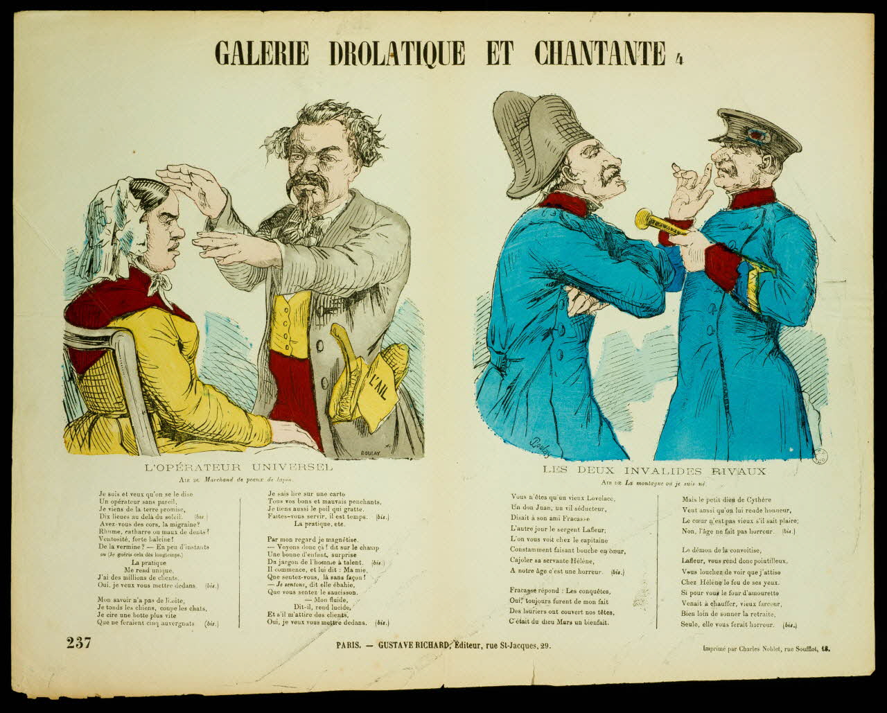 estampe GALERIE DROLATIQUE ET CHANTANTE 4 1953.86.4152 Photo