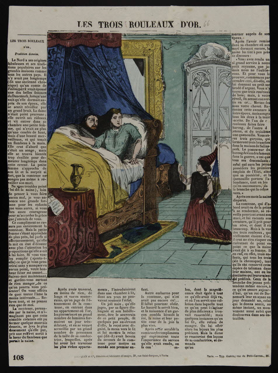 estampe LES TROIS ROULEAUX D'OR. 1953.86.4155 Photo