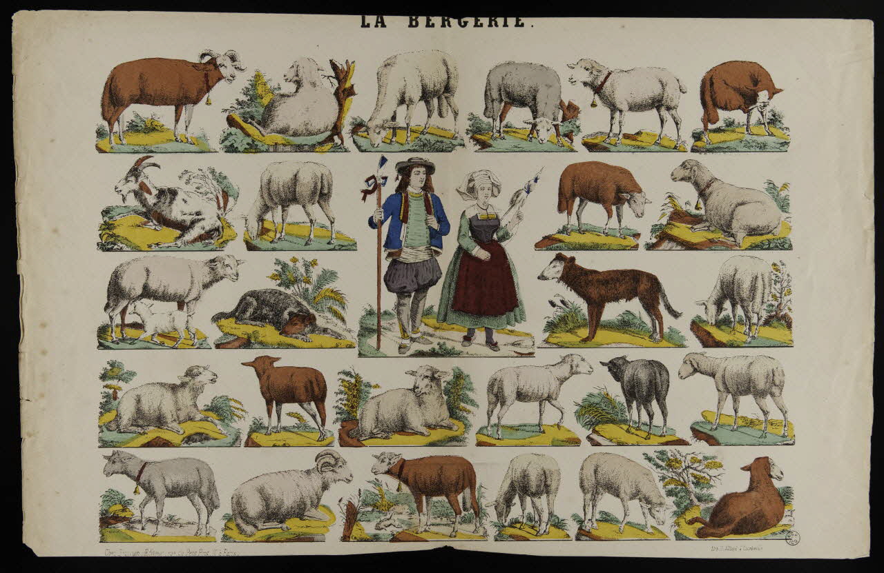 estampe LA BERGERIE. 1953.86.4159 Photo