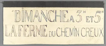 affiche de théâtre de marionnettes LE CAMBUSINO  DRAME 1952.38.76  Photo RMN-Grand Palais (Mucem)