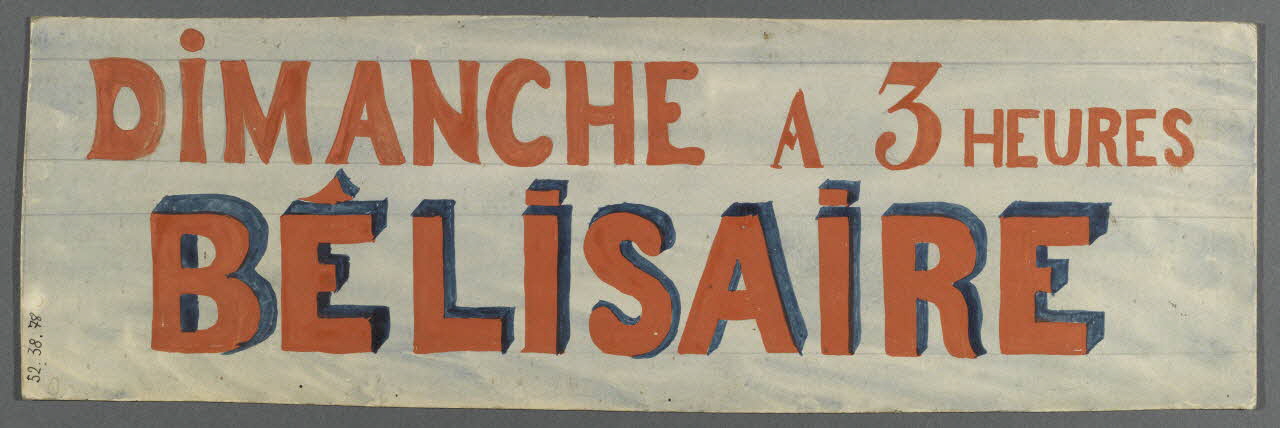 affiche de théâtre de marionnettes TARTARI ET MINARD 1952.38.78 Photo RMN-Grand Palais (Mucem)