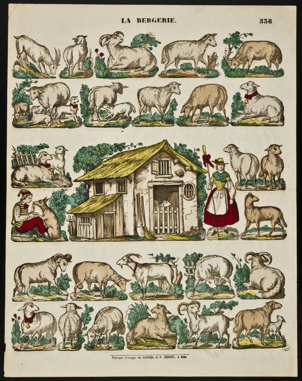 estampe LA BERGERIE. 1953.86.4204 Photo