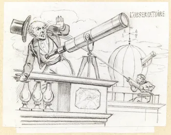 François-Charles Pinot dessin L'OBSERVATOIRE 1847-1874 1957.131.110 Photo RMN-Grand Palais (Mucem)