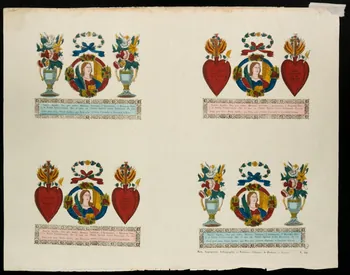 Dembour et Gangel estampe Sainte Agathe Lorraine, France 1840-1852 1953.86.422  Photo