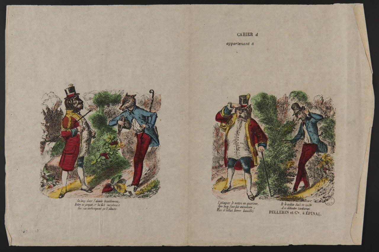 estampe Discussion dans les bois 1953.86.4237 Photo