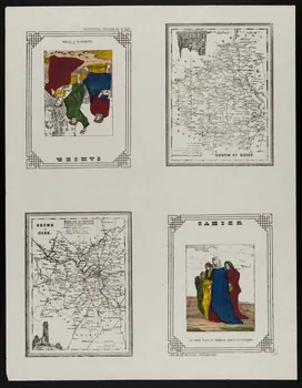estampe Pages de cahier montrant des scènes bibliques 1953.86.4242 Photo