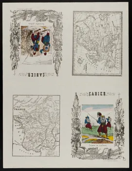 estampe Pages de cahier montrant des militaires 1953.86.4243 Photo