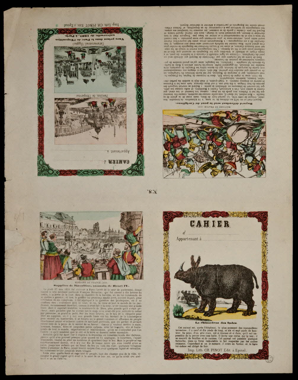 estampe CAHIER 1953.86.4258 Photo