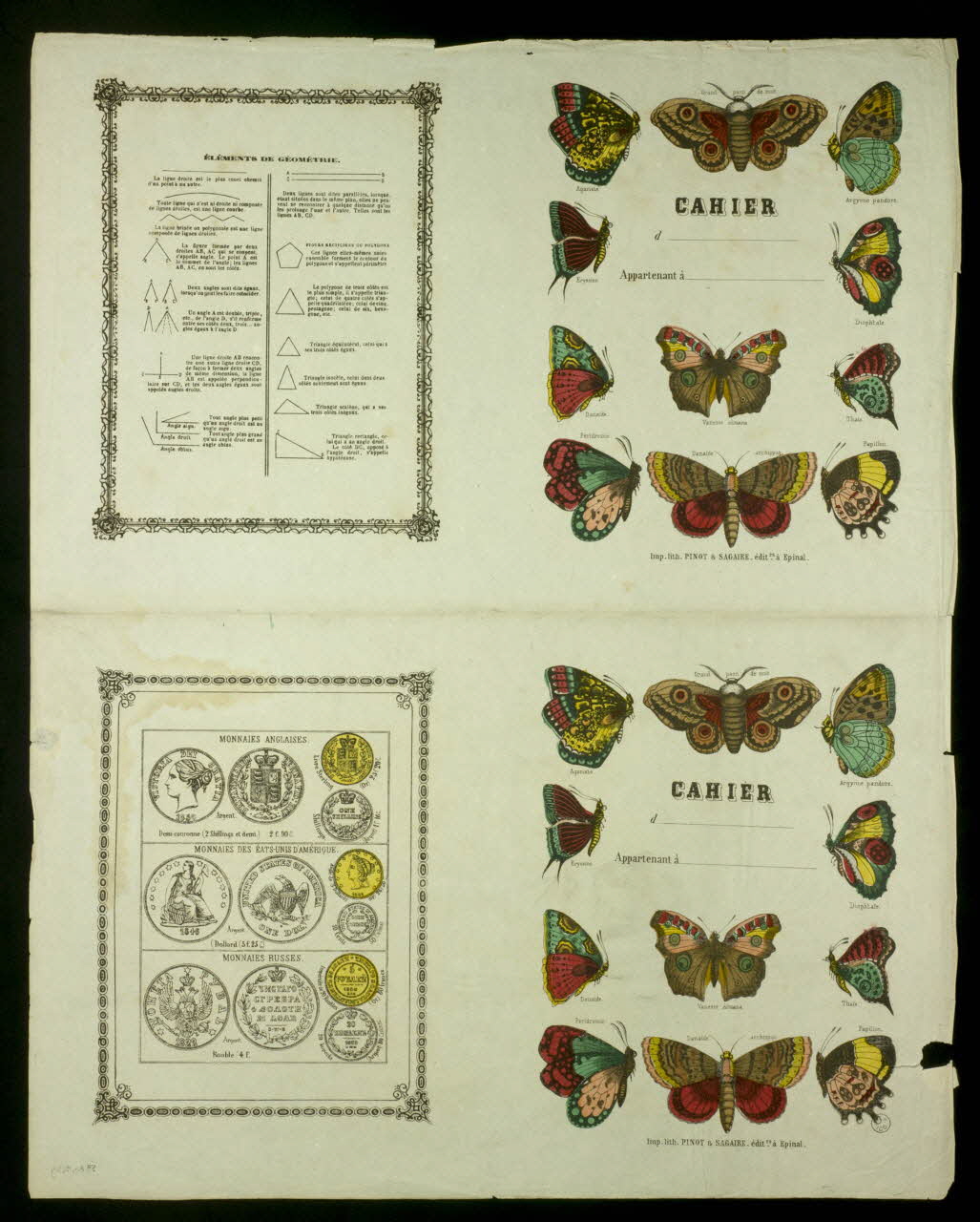 estampe CAHIER. 1953.86.4259 Photo