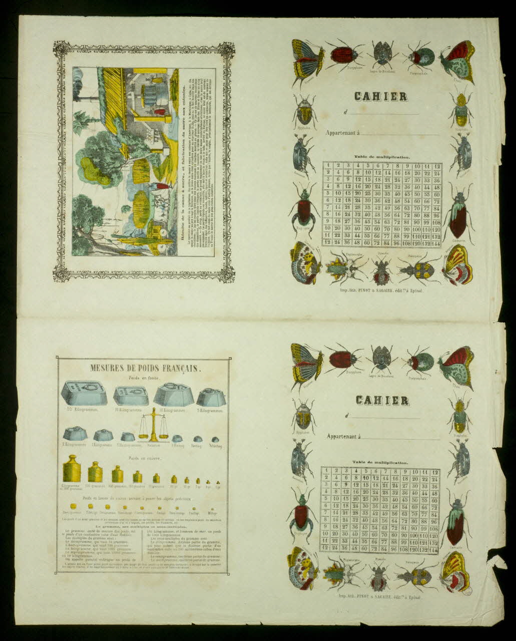 estampe CAHIER. 1953.86.4262 Photo