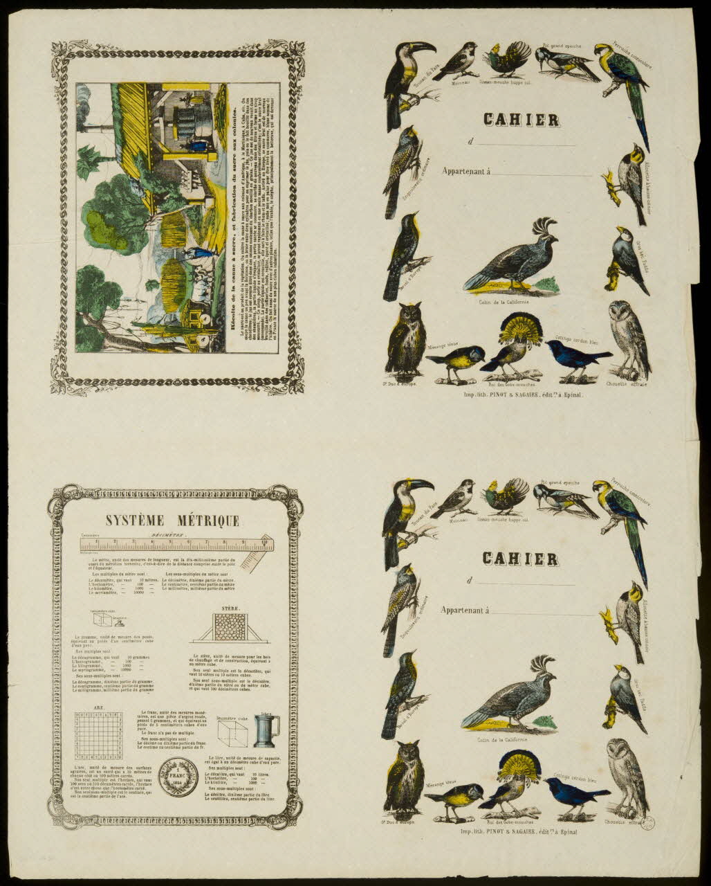 estampe CAHIER. 1953.86.4263 Photo