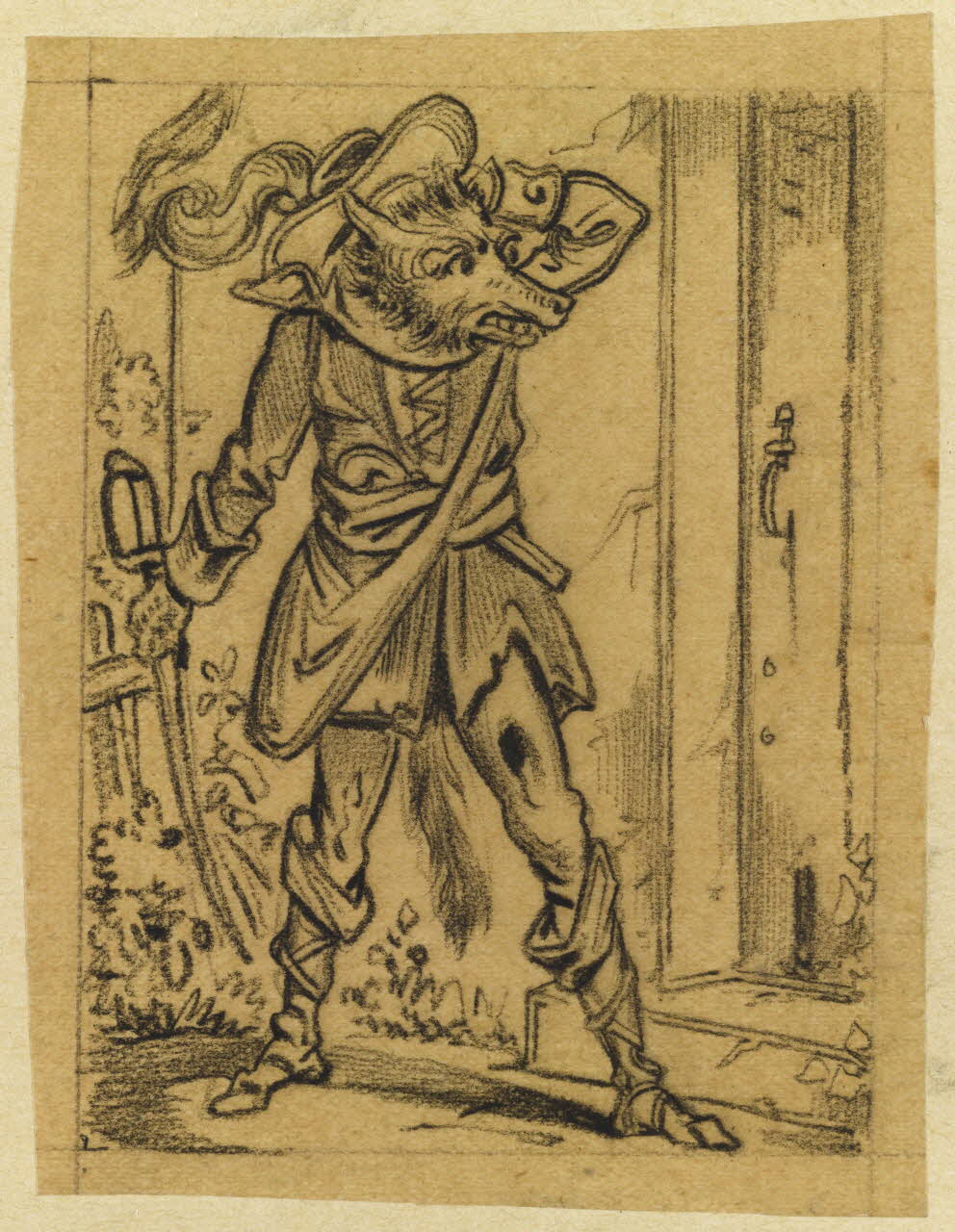 François-Charles Pinot dessin Animaux illustrés 1847-1874 1957.131.46 Photo RMN-Grand Palais (Mucem)