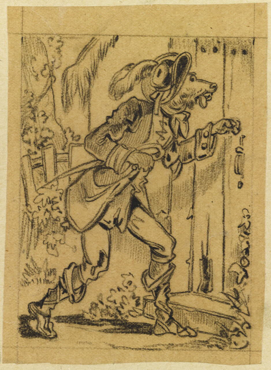 François-Charles Pinot dessin Animaux illustrés 1847-1874 1957.131.47 Photo RMN-Grand Palais (Mucem)