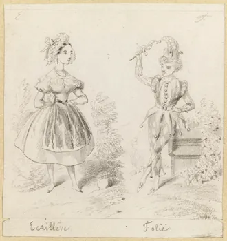 François-Charles Pinot alphabet Ecaillère  Folie 1847-1874 1957.131.57 Photo RMN-Grand Palais (Mucem)