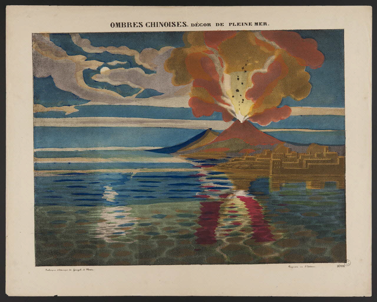 Charles Nicolas Gangel jeu, ombre chinoise OMBRES CHINOISES. Metz 1852-1858 1953.86.4314 Photo