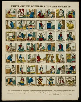 estampe PETIT JEU DE LOTERIE POUR LES ENFANTS. 1953.86.4356 Photo