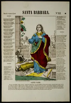 estampe SAINTE BARBARA 1953.86.440 Photo