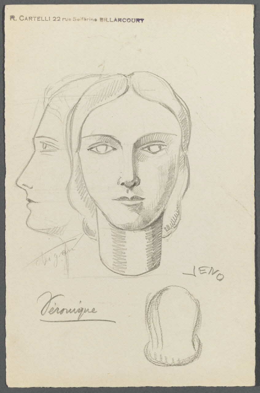Veno dessin Véronique 1947 1986.28.43.10 Photo RMN-Grand Palais (Mucem)