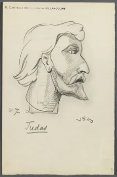 Veno dessin Judas 1947 1986.28.43.13 Photo RMN-Grand Palais (Mucem)