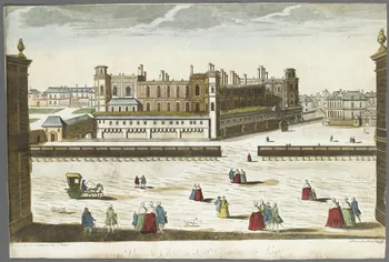 Daumont Jean-François ; Lachaussée Laurent-Pierre (éditeur, imagerie ancienne 112e Vue du Chateau de St Germain en Laye. Paris 1877-1782 1955.158.15 Photo RMN-Grand Palais (Mucem)
