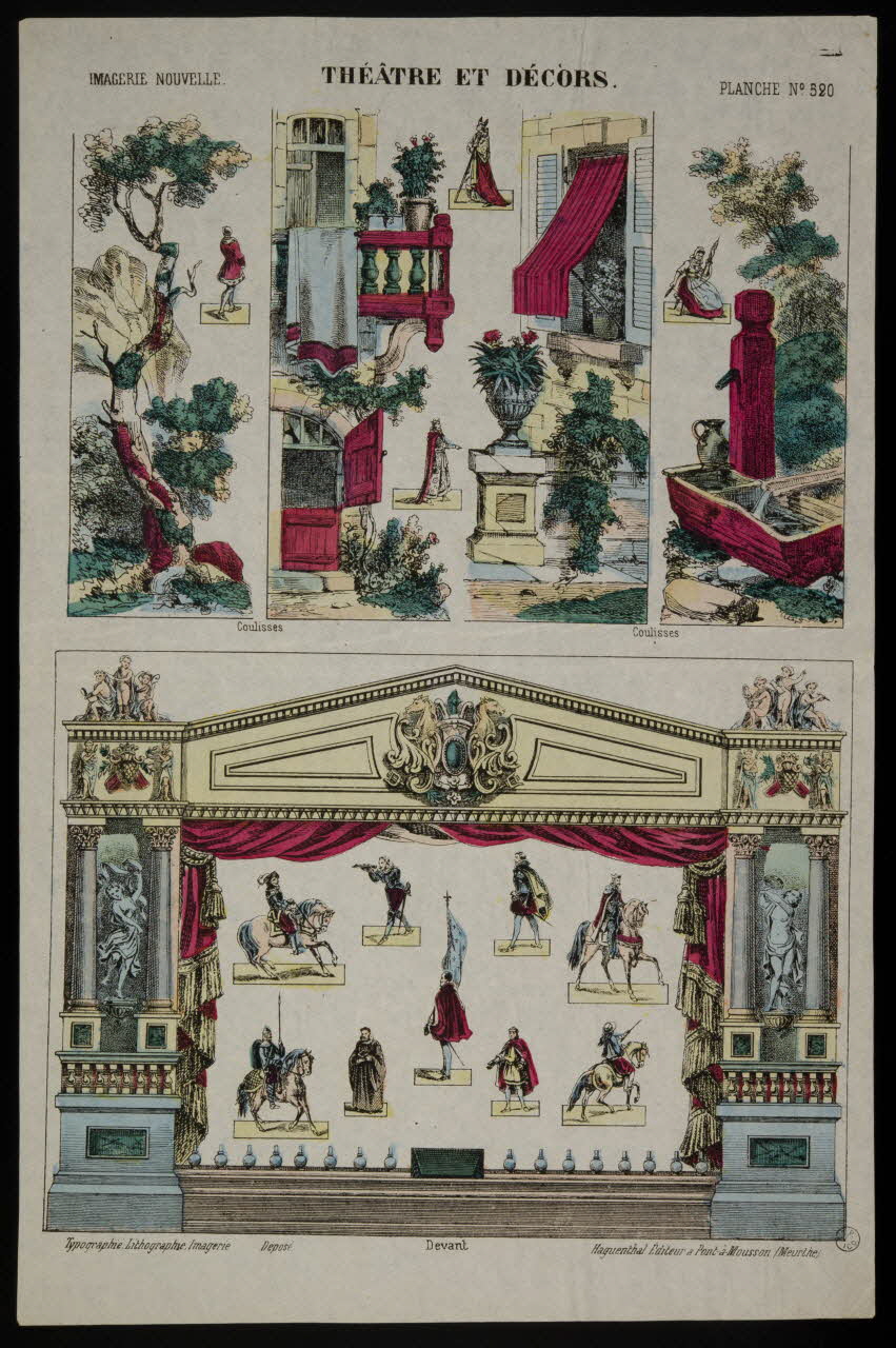 estampe THEÂTRE ET DECORS. 1953.86.4559 Photo