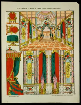 estampe PETIT THEATRE. - DECORS DE PALAIS. 1953.86.4564 Photo