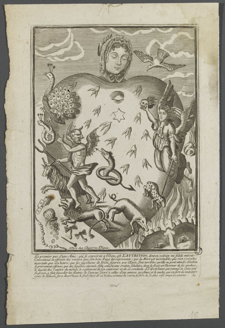 estampe Le premier pas d'une Ame 1977.23.40 Photo RMN-Grand Palais (Mucem)