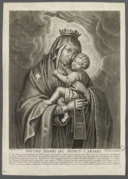 estampe NOTRE DAME DU MONT CARMEL 1980.66.70 Photo RMN-Grand Palais (Mucem)