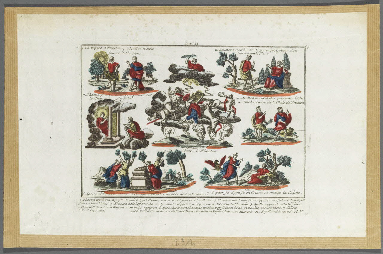 estampe Histoire de Phaéton 1985.51.400 Photo RMN-Grand Palais (Mucem)